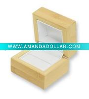 Wholesale bright color wooden ring box