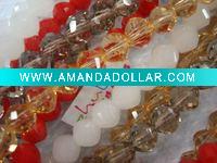 Wholesale color crystal glass beads