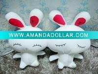 Filled Cute Easter Rabbit/Polyester Spandex Hugging Toys