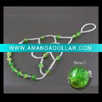 beaded slave anklet