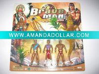 Wholesale 4pcs plastic indians