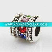 A1200,rhinestone spacer beads,diameter:10mm,hole:2mm