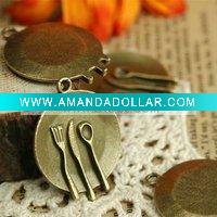Wholesale Tibetan antique Brass charms beads TS13012-4