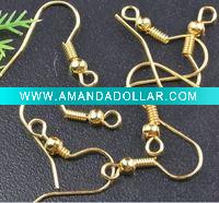 Wholesale fashion cheap handmade stainless steel jewelry accessory earring hooks