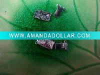 Wholesale 200pcs/lot white gold plated bails jewelry accessory findings chain conector cord end