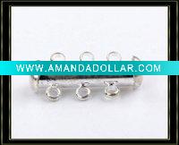 Wholesale 3-ring magnet column clasp, 3-ring slide magnet lock