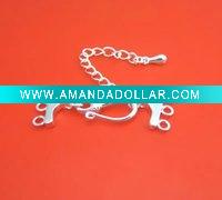 bracelet clasp, silver clasp