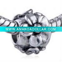 Wholesale fashion flower alloy beads