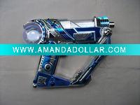 flashing gun, with music