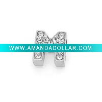 Wholesale letter style ,gemstone jewelry component, fashion jewelry accessories