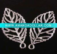 Wholesale 2011 newest silver fashion bead caps,zinc alloy charms YT059