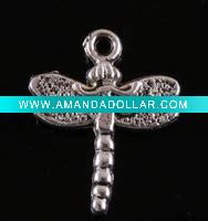 2011 newest silver fashion caps,zinc alloy charms YT057