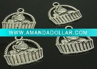 2011 newest fashion silver spacer beads,zinc alloy charms YT043