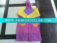 pvc children raincoat
