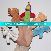 Wholesale finger puppet plush toy stuffed toy