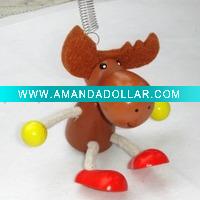 Wholesale Wooden Toys Spring Toy