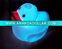 newest flashing pvc toys/baby toy animal/kid's rubber duck toys