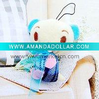 Wholesale new style bear plush phone pendant
