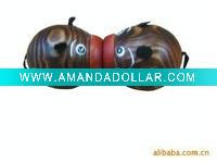 wooden pig doll