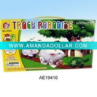 Plastic electrical track animal toy