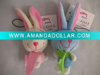 rabbit keychain plush toy
