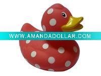 Floating rubber duck