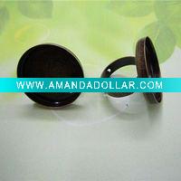 Wholesale Fashion copper adjustable ring