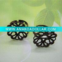 Wholesale Fashion copper adjustable ring