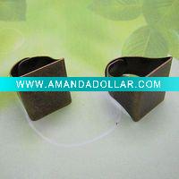 Wholesale Fashion copper adjustable ring