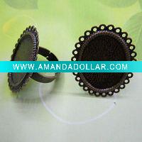 Wholesale Fashion copper adjustable ring