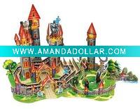 Wholesale 3D puzzle -Educational Toys -fantastic Castle