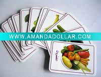 Vegetable Children Education Cards