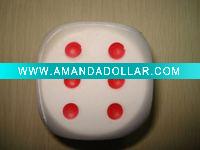 Wholesale dice shape pu foam toy