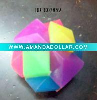 Wholesale diamond bouncy ball with light