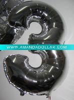 letter shape foil balloon