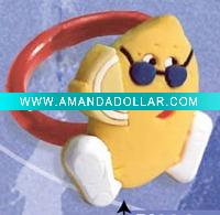 Wholesale Popular pvc finger ring