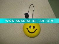 Wholesale pu foam ball with keychain