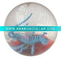 Glitters bounce ball