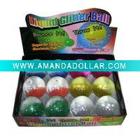 Glitters bounce ball
