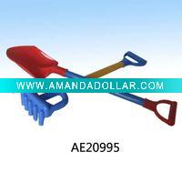 Plastic beach tool toy