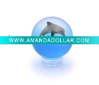 3D dolphin bouncing ball