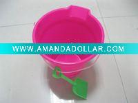 Wholesale Stock For Children Beach Tool Toys Plastic Bucket Provide In Low Price