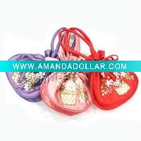 Wholesale Beautiful Drawstring jewelry gift pouch