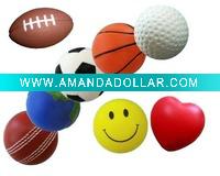 heart shape pu ball with logo