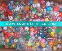 bouncy ball with logo