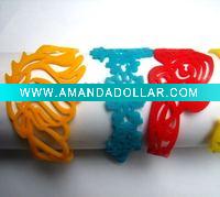 Glow hollow silicone bracelet