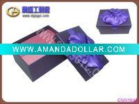 black paper gift box w bow-tie GS02042