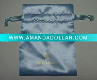 Wholesale satin bag in printing,drawstring bag,jewelry pouch