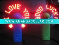 promotion gift led flash fan