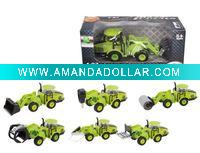 1:18 Diecast construction farm car model,Pull-back Farm car toys